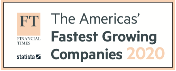 Financial Times Award Financial Times Fastest Growing Companies Badge
